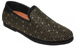 BOYS DRESSY SHOES (2302310) BLACK/GOLD